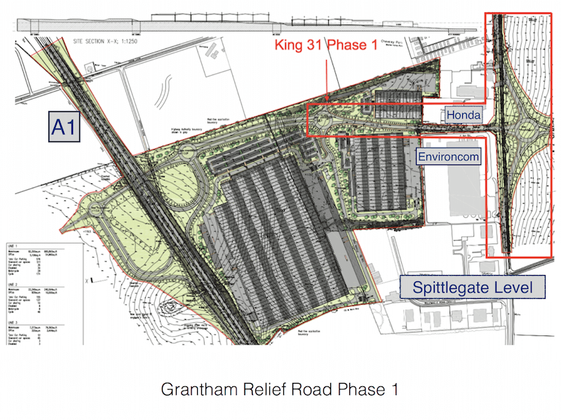 Grantham Relief Road Phase 1 Underway