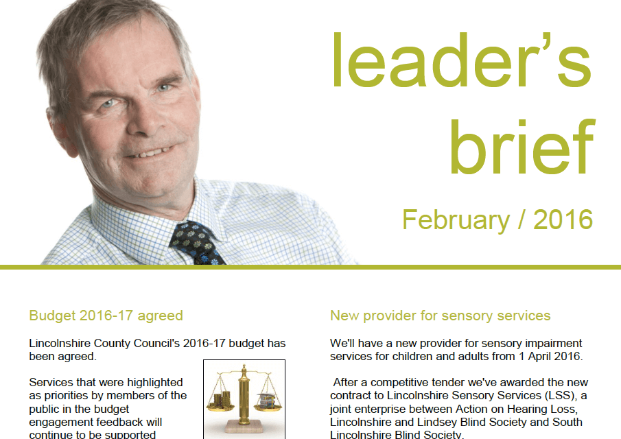 Leader’s Brief Feb 2016
