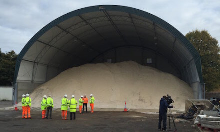 Gearing up for winter gritting