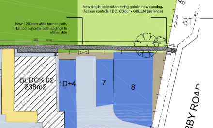 New pedestrian entrance proposed for Gonerby Hill Foot School