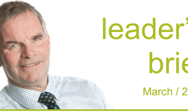 Leader’s Brief – March 2016