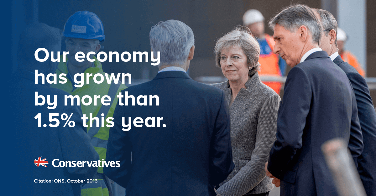 British economy grew by 0.5%