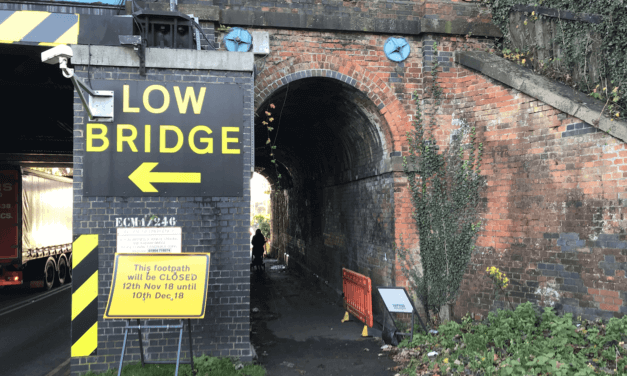 Barrowby Rd rail bridge foot path closure