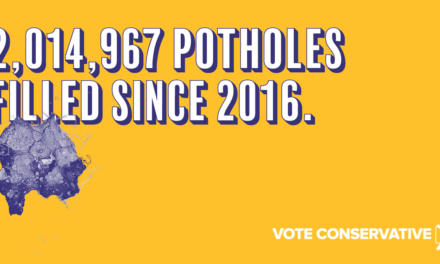 Lincolnshire County Council amongst the top five councils in the country for fixing potholes