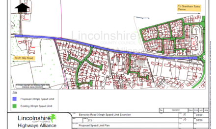 Speed limit reduction barrowby rd, grantham