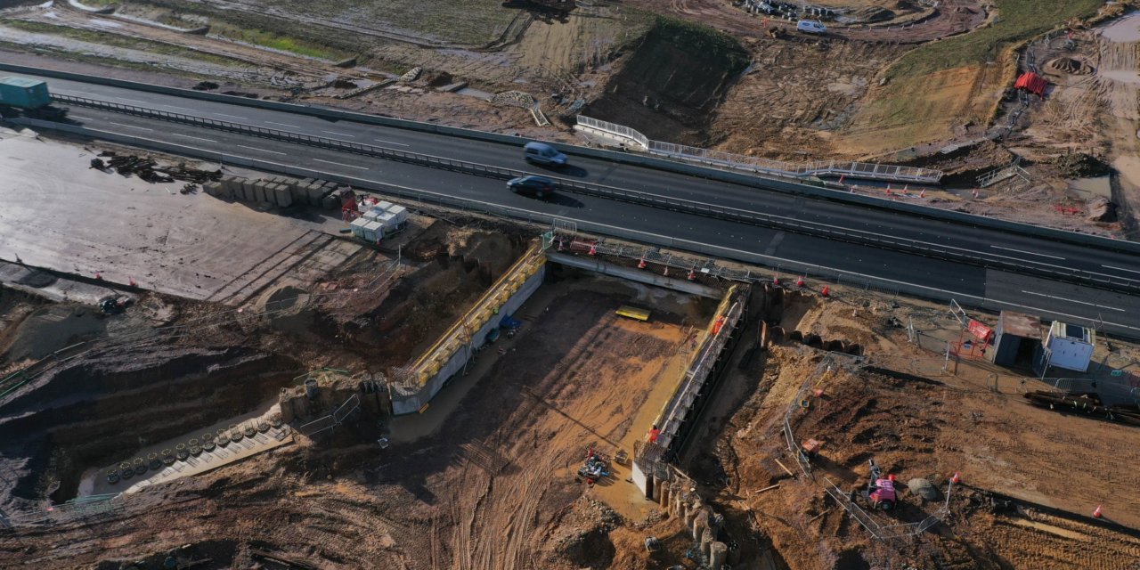 Southbound and northbound A1 closures planned as part of Grantham relief road works