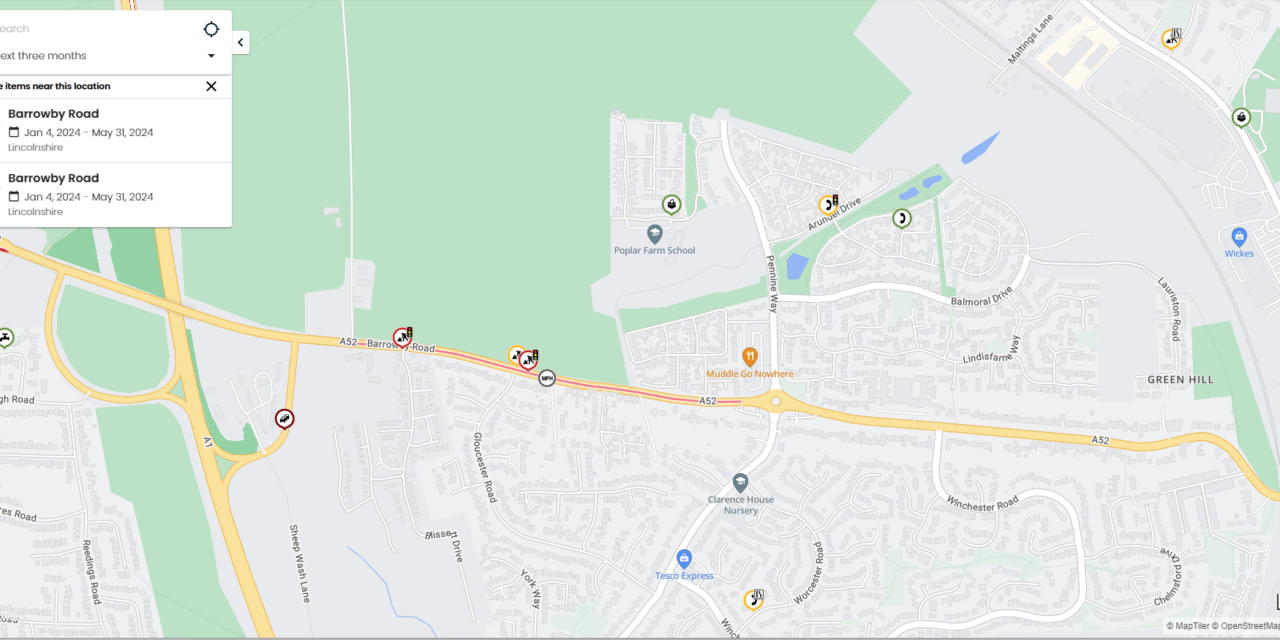 Barrowby Road Works