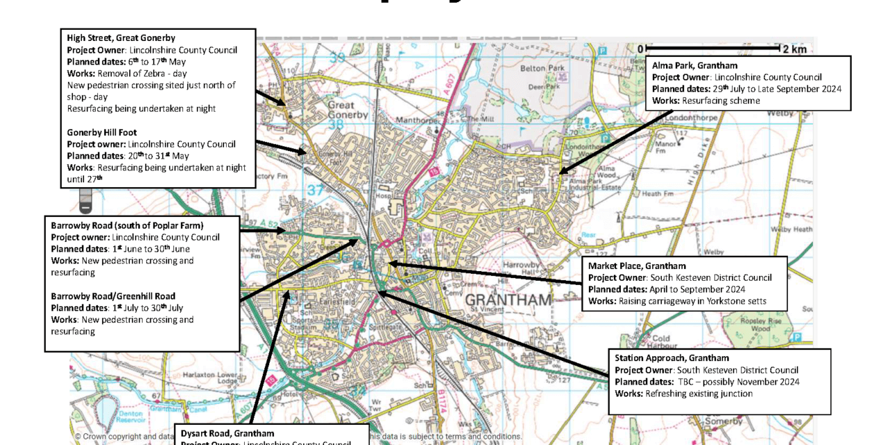 Grantham on the Move: Embracing Progress and Community in 2024’s Road Improvement Journey