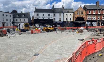 One month to go until end of Grantham Market Place works