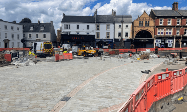 One month to go until end of Grantham Market Place works