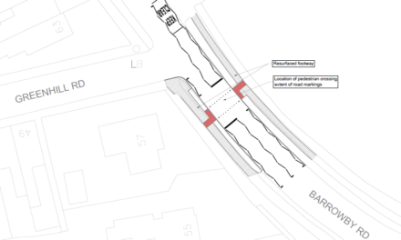 Barrowby Rd / Greenhill Rd Pedestrian Crossing