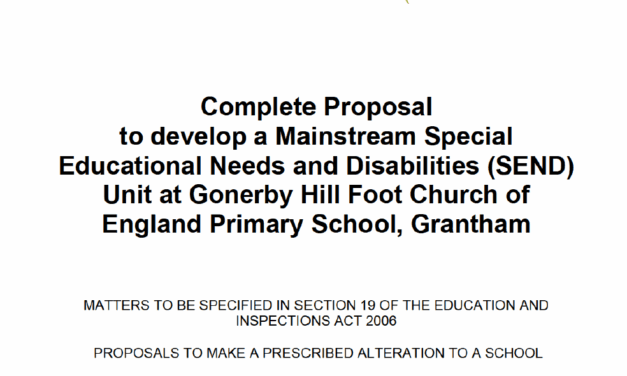 📚 A New SEND Unit for Gonerby Hill Foot Primary – Have Your Say