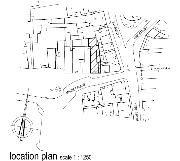 Grantham Market Place: Application for a pavement café licence