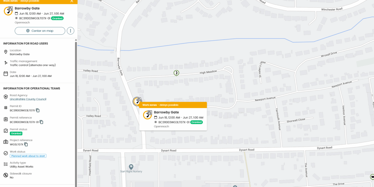 ROADWORKS ALERT: Barrowby Gate  June 18th-27th