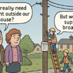 Why new broadband poles are appearing in Grantham